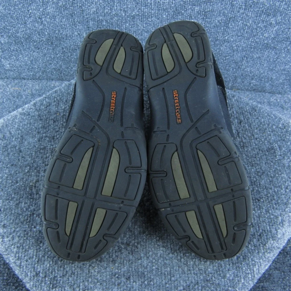 Streetcars Saddleback Men‎ Slip-On Shoes Black Leather Lace Up Size 8 Medium